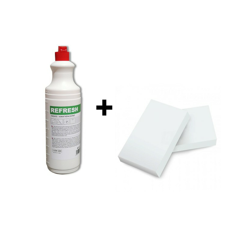 REFRESH RHODOS vonný superkoncentrát 1000 ml + 2x houbička melamin ZDARMA